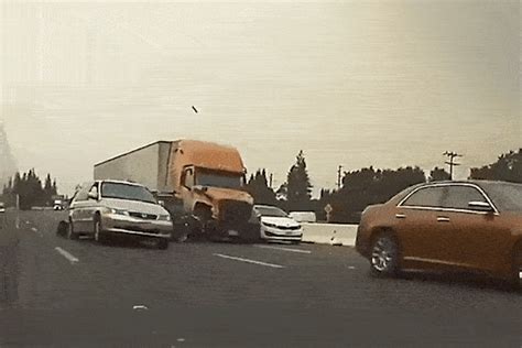 funny car crashes gif|More.